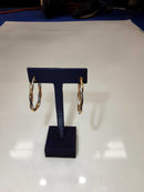 Bangle Earring Yellow Gold 14k (.585) 2.9 grams