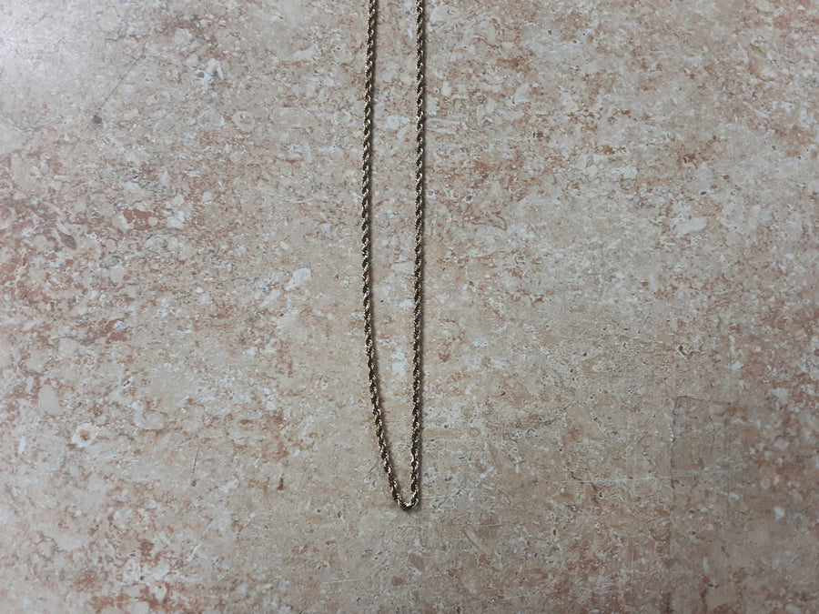 Rope Chain - Yellow Gold 14k (.585) 5.1 grams 18 inch