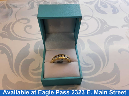 Ring - Wedding Band - Yellow Gold 18k (.750) 7.7 grams Size 8