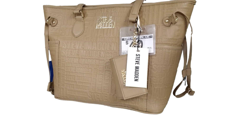 Steve Madden Dr144140 Beige / Tan Purse / Handbag