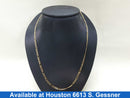 Figaro Chain - Yellow Gold 14k (.585) 5.4 grams 24 inch