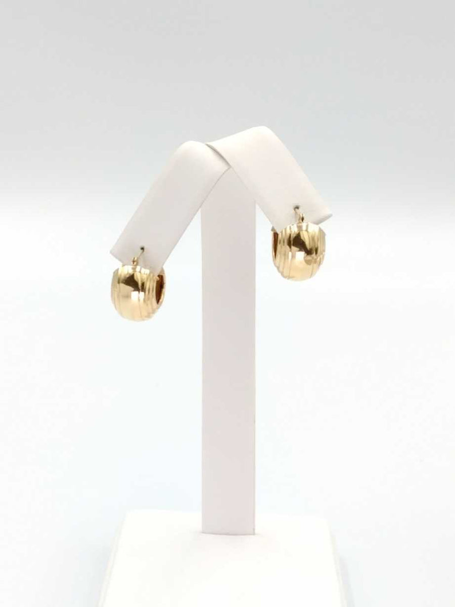 Hoop Earrings - Yellow Gold 10k (.417) 2 grams
