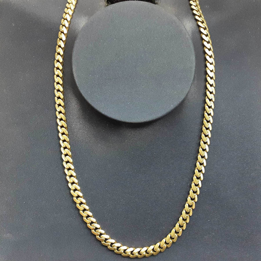 Cuban Link Chain - Yellow Gold 10k (.417) 21.2 grams 20 inch
