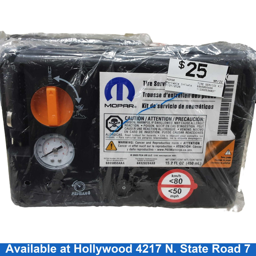 Mopar Tire Service Kit Black Inflator