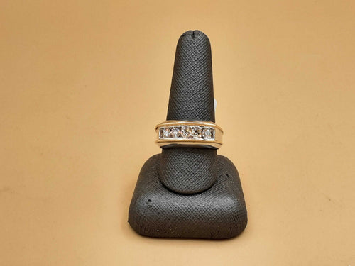 Ring - Wedding Band - White Gold 10k (.417) 8.7 grams Size 10.5