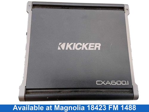 Kicker Cxa600.1 Black Generic Amplifier Head