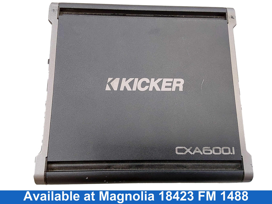 Kicker Cxa600.1 Black Generic Amplifier Head