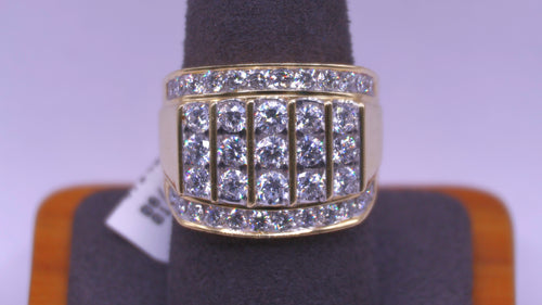 Men's Ring - Yellow Gold 14k (.585) 14.5 grams Size 10
