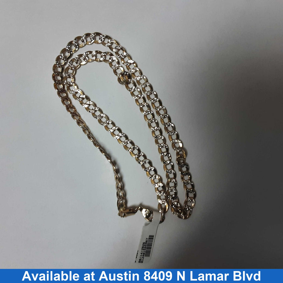 Cuban Link Chain - Yellow Gold 14k (.585) 16.1 grams 20 inch
