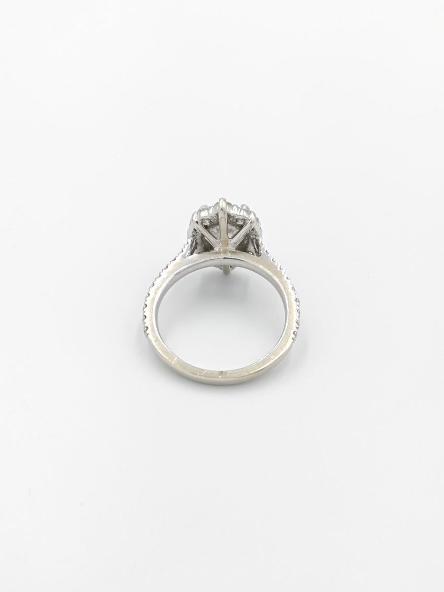 Women's Ring - White Gold 14k (.585) 4.8 grams Size 6