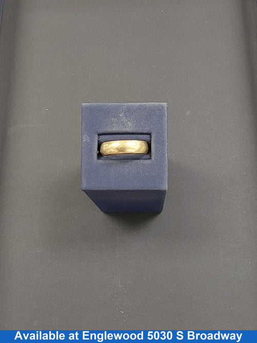 Ring - Wedding Band - Yellow Gold 14k (.585) 7.6 grams Size 9.5