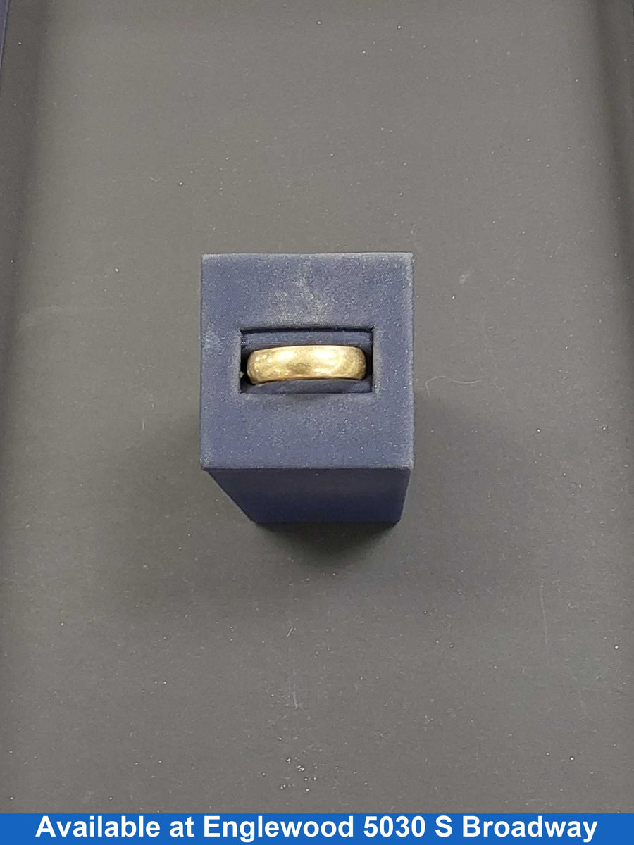 Ring - Wedding Band - Yellow Gold 14k (.585) 7.6 grams Size 9.5