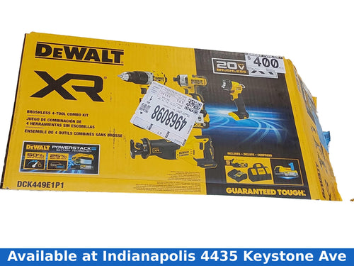 Dewalt Dck449e1p1 Yellow Cordless Hammer Drill