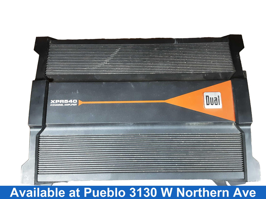 Dual Xpr540 Black Car Audio Amplifier