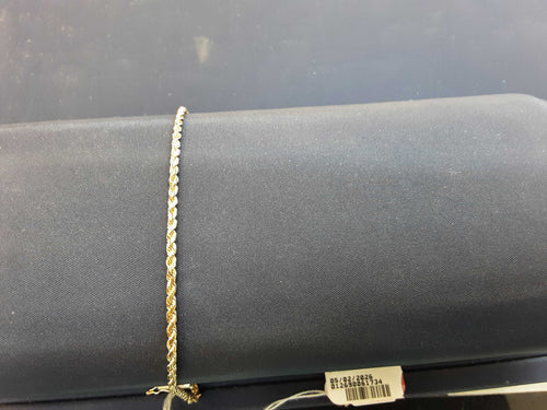 Rope Bracelet - Yellow Gold 14k (.585) 2.8 grams 7 inch