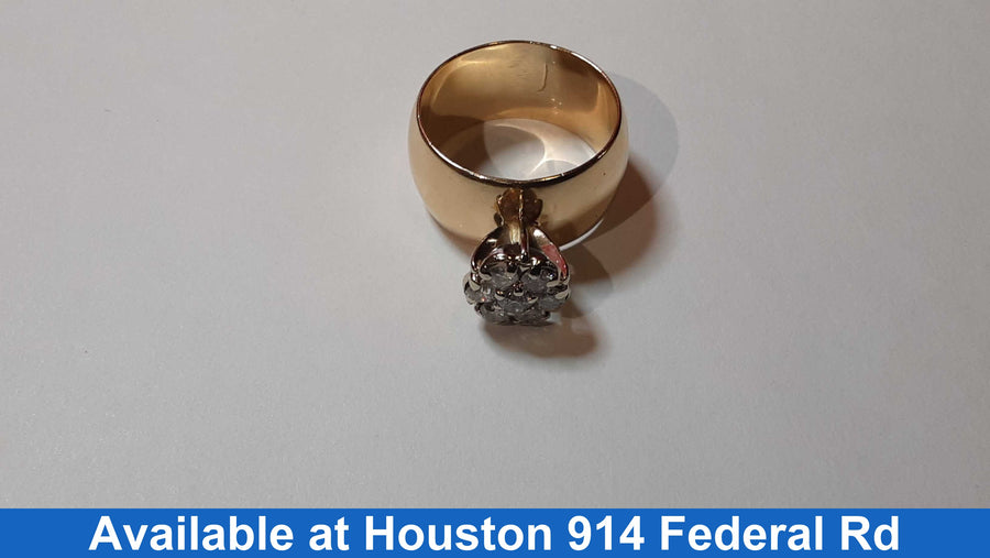 Women's Ring - Yellow Gold 14k (.585) 10.5 grams Size 8
