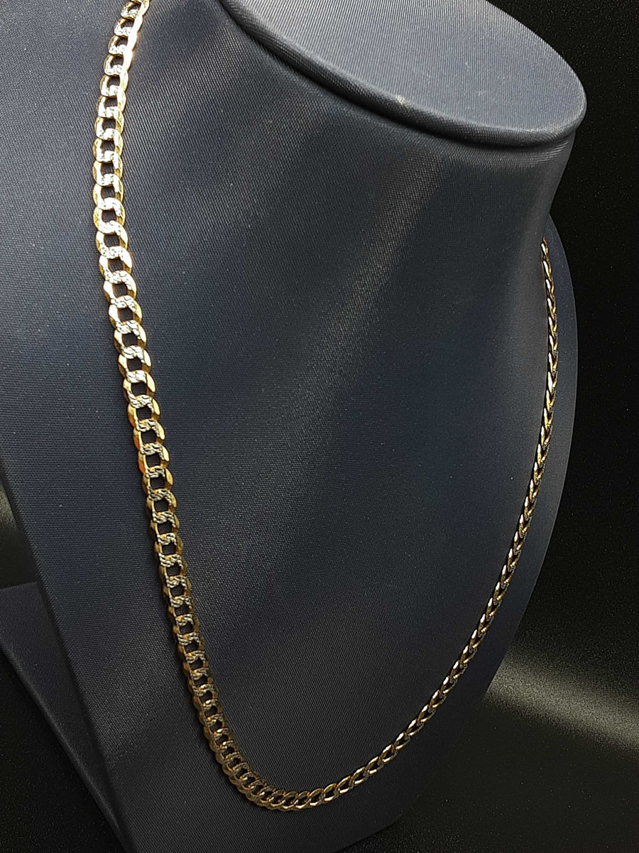 Cuban Link Chain - Yellow Gold 10k (.417) 12.4 grams 24 inch