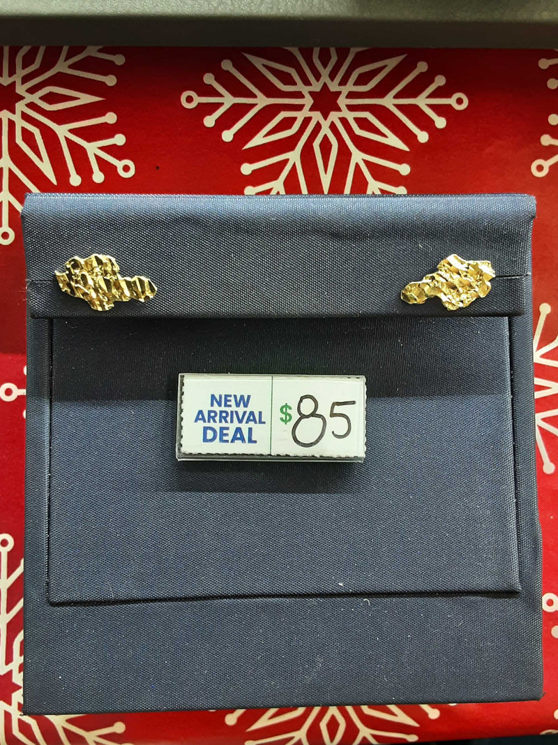 Bamboo Earring Yellow Gold 10k (.417) 1 grams