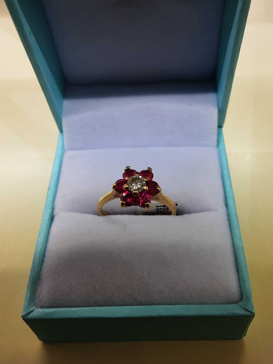 Women's Ring - Yellow Gold 10k (.417) 1.7 grams Size 7