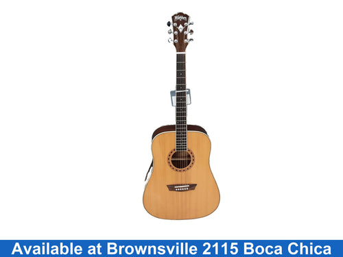 Washburn Wd10 Brown Acoustic Classic Guitar