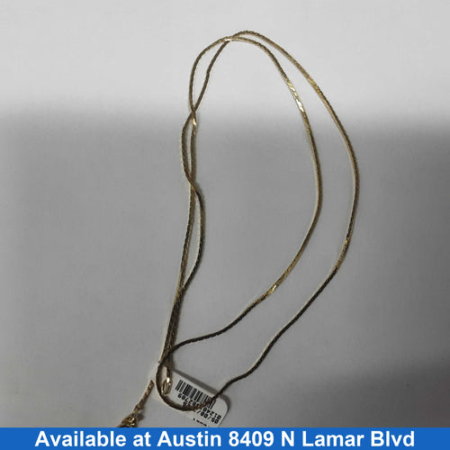 Herringbone Chain - Yellow Gold 14k (.585) 6.9 grams 20 inch