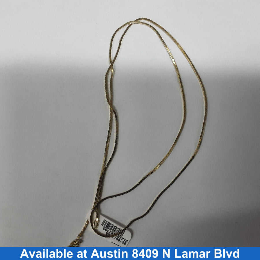 Herringbone Chain - Yellow Gold 14k (.585) 6.9 grams 20 inch