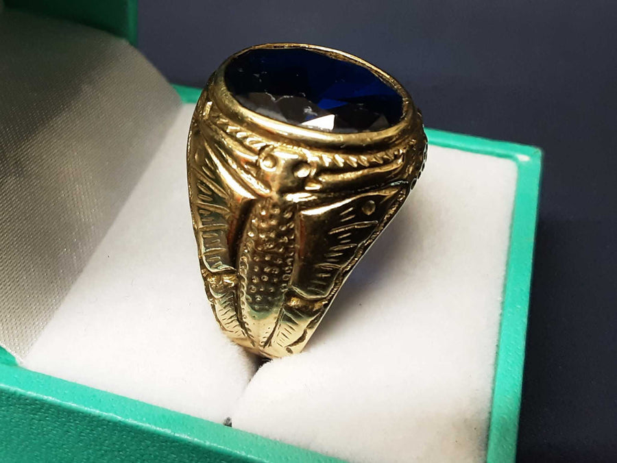 Men's Ring - Yellow Gold 10k (.417) 13.2 grams Size 13