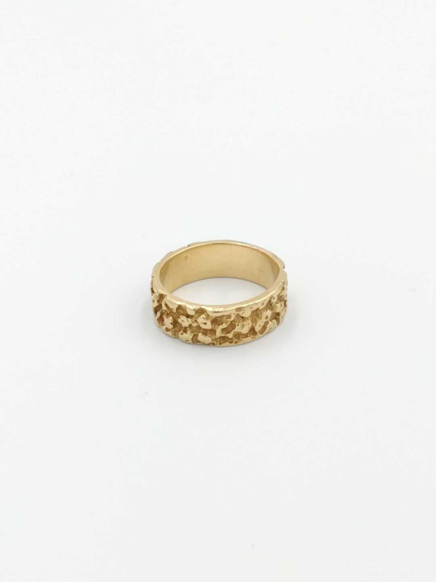 Men's Ring - Yellow Gold 14k (.585) 8.7 grams Size 10.5