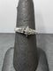 Lady's Ring - Cluster White Gold 10K (.417) 2.5 grams Size 7.5