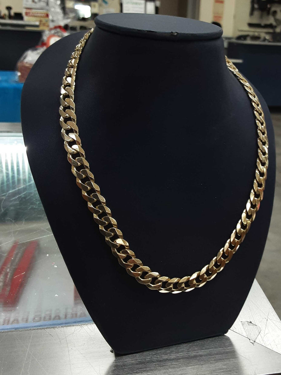 Cuban Link Chain - Yellow Gold 14k (.585) 71 grams 22 inch