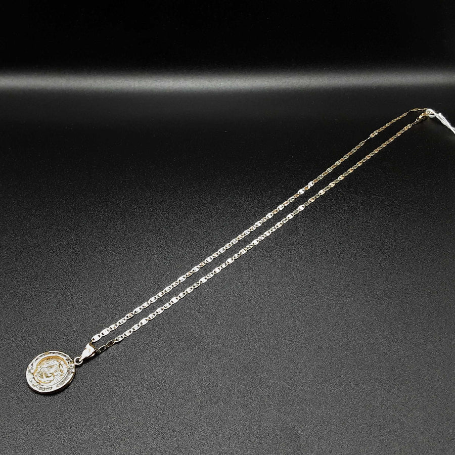 Link Chain - Tricolor Gold 10k (.417) 3.7 grams 10 inch