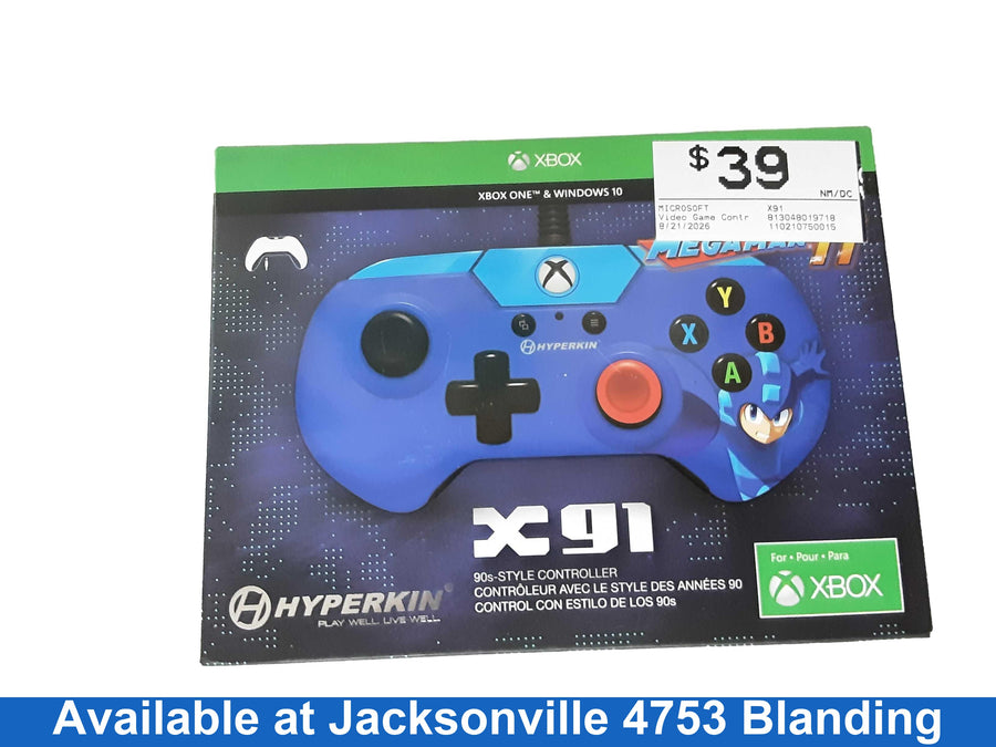 Microsoft X91 Blue Gaming Controller