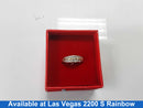 Women's Ring - Anniversary - Yellow Gold 14k (.585) 4.2 grams Size 3.5