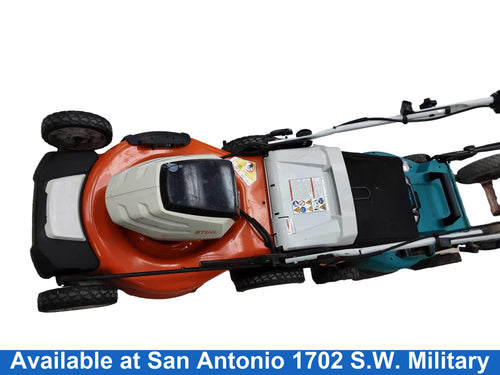 Stihl Ram501 Orange Cordless Self Propelled Lawn Mower