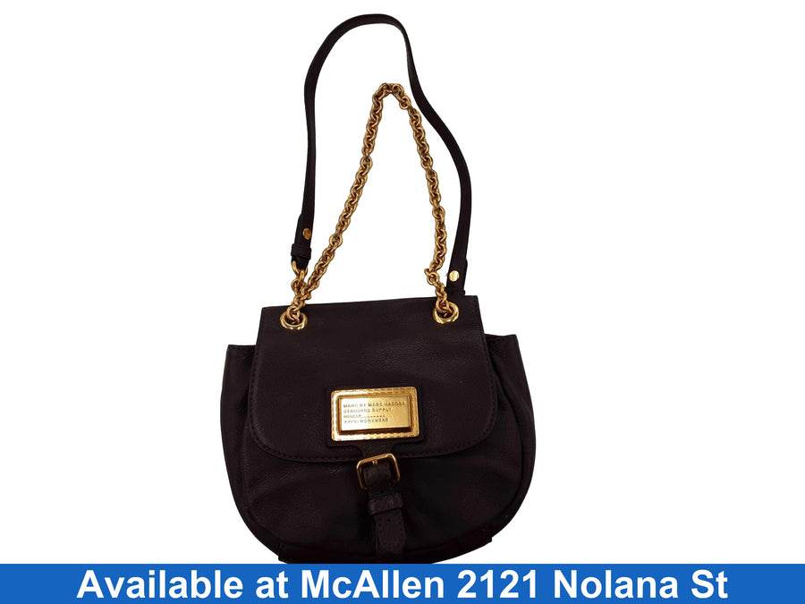 Marc Jacobs Axelremsvaka Crossbody Brown Purse / Handbag