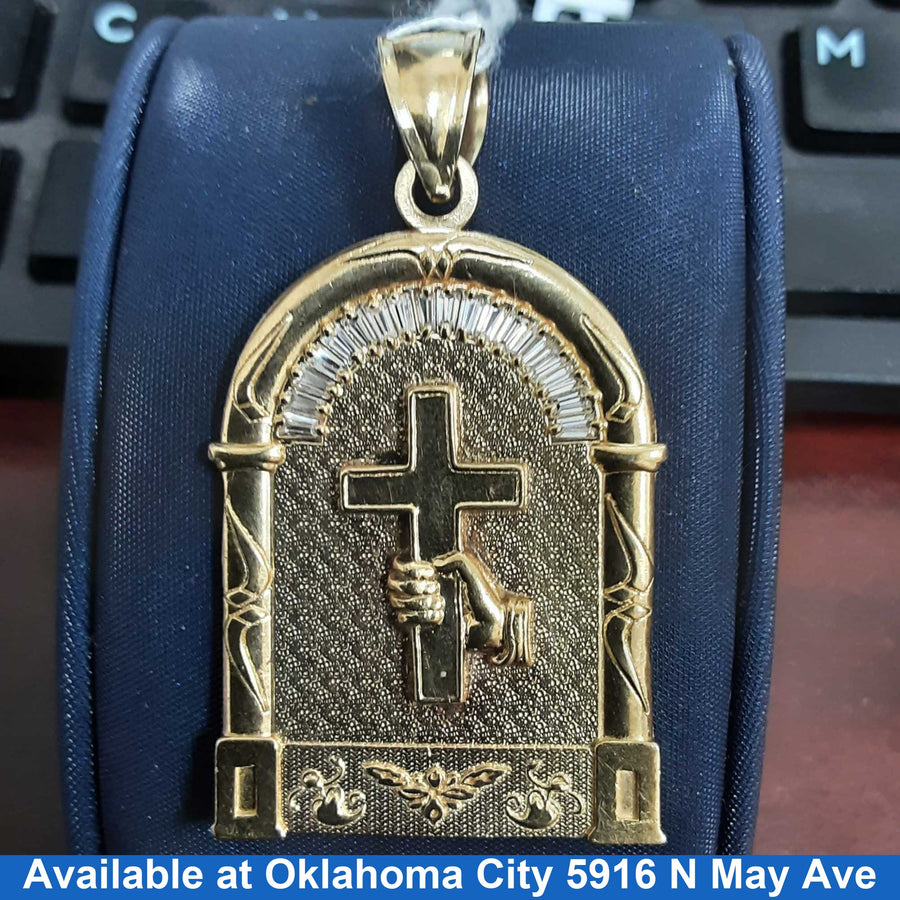 Religious Pendant - Yellow Gold 10k (.417) 7.9 grams
