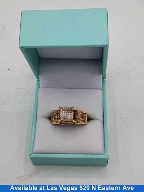 Ring - Engagement Set - Yellow Gold 14k (.585) 5.2 grams Size 9