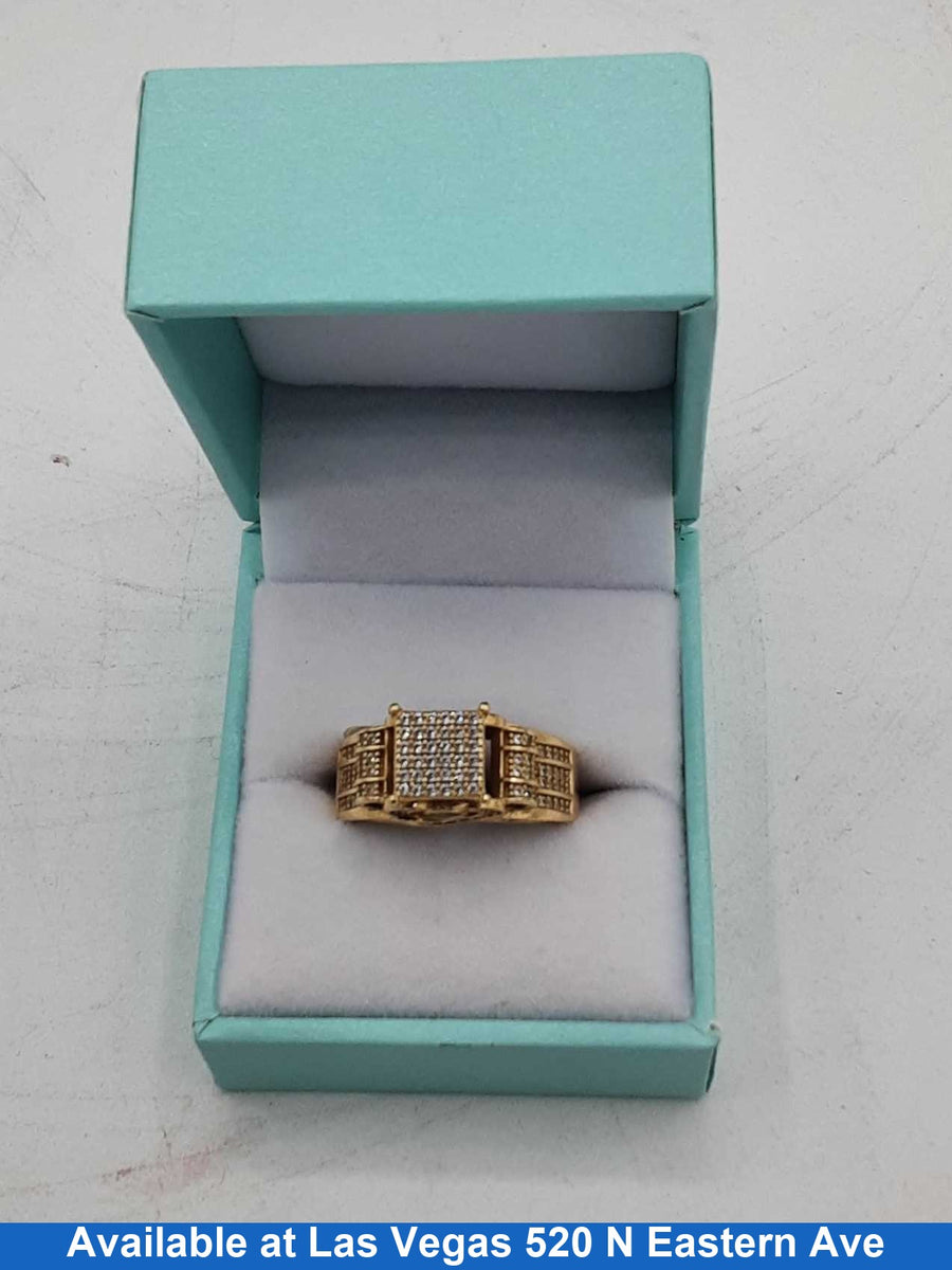 Ring - Engagement Set - Yellow Gold 14k (.585) 5.2 grams Size 9