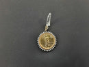 22kt Gold Diamond Coin Pendant - Yellow Gold 14k (.585) 25.8 Grams
