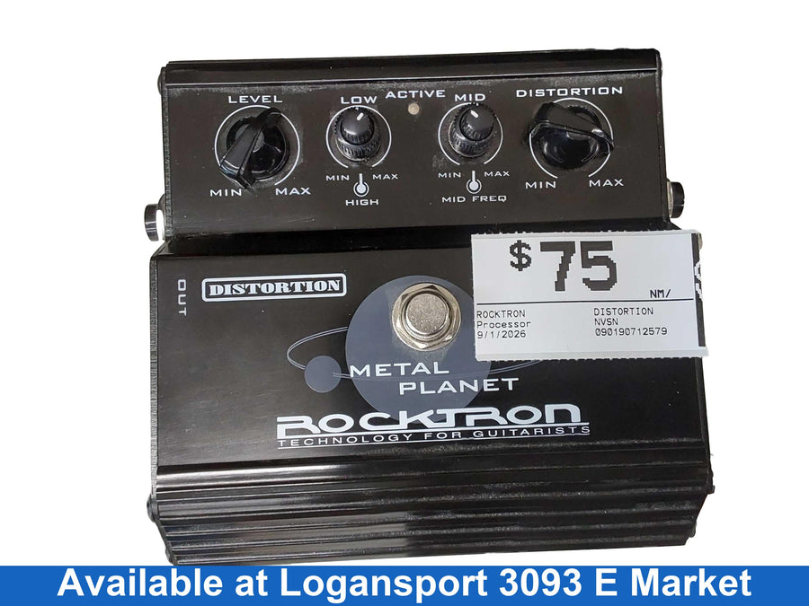 Rocktron Distortion Black Audio Equipment