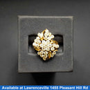 Women's Ring - Yellow Gold 14k (.585) 5.7 grams Size 20