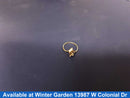 Women's Ring - Solitaire - Yellow Gold 14k (.585) 1.5 grams Size 7