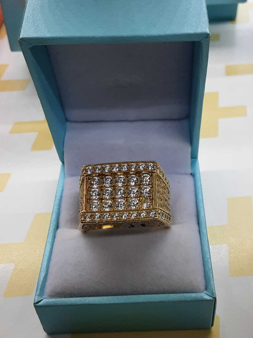Men's Ring - Yellow Gold 14k (.585) 14.2 grams Size 10