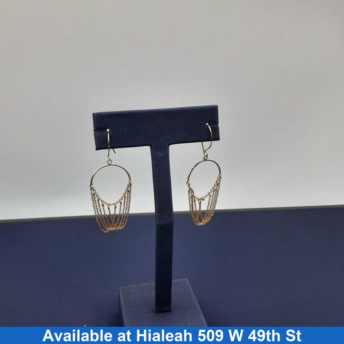 Hoop Earrings - Yellow Gold 14k (.585) 1.6 grams