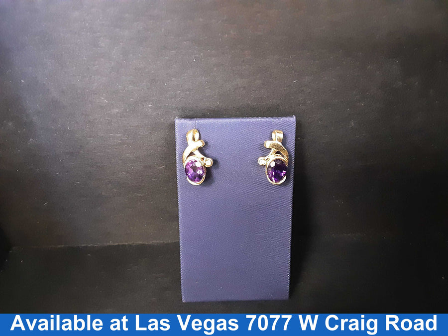 Earrings - Yellow Gold 14k (.585) 3.7 grams
