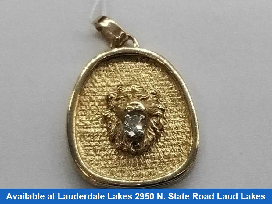 Pendant - Yellow Gold 14k (.585) 13.1 grams