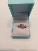 Women's Ring - White Gold 10k (.417) 2.2 grams Size 7.5