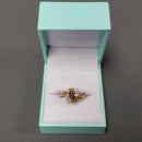 Women's Ring - Yellow Gold 14k (.585) 3.8 grams Size 6.5