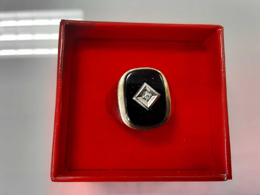 Men's Ring - Yellow Gold 10k (.417) 9.3 grams Size 12