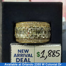 Ring - Wedding Band - Yellow Gold 10k (.417) 7.9 grams Size 9.5